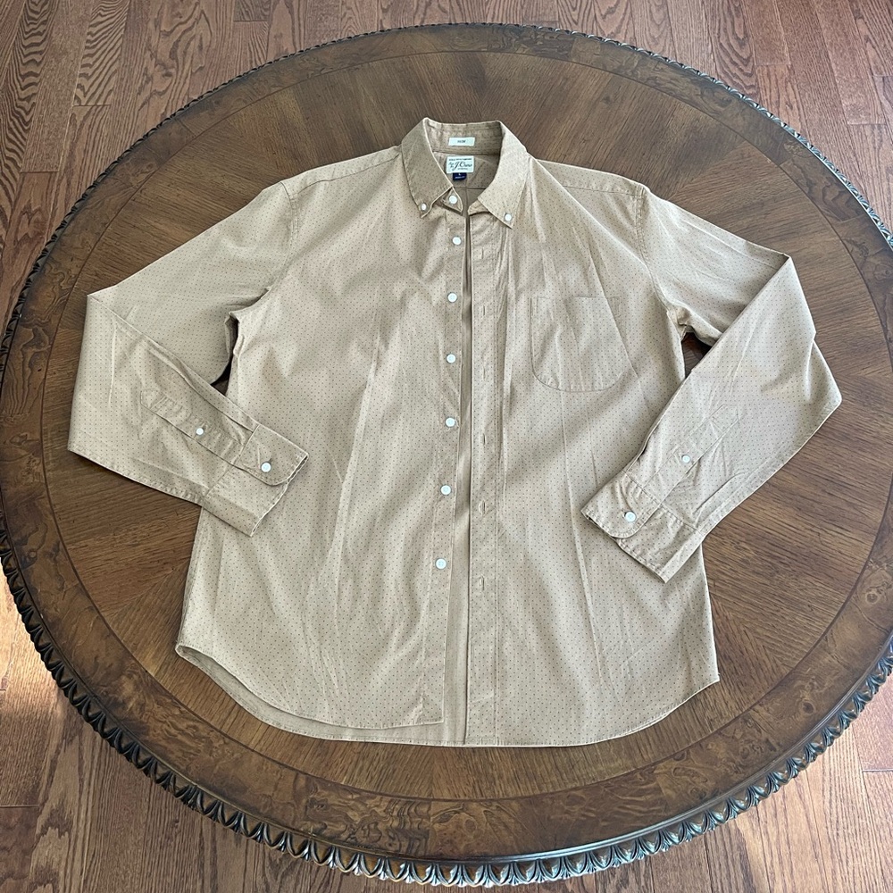 J. Crew Men's Beige Shirt